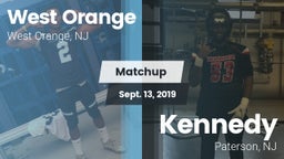 Matchup: West Orange High vs. Kennedy  2019