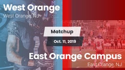 Matchup: West Orange High vs. East Orange Campus  2019