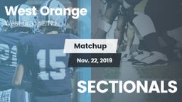 Matchup: West Orange High vs. SECTIONALS 2019