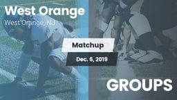 Matchup: West Orange High vs. GROUPS 2019