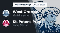 Recap: West Orange  vs. St. Peter's Prep  2020
