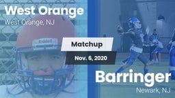 Matchup: West Orange High vs. Barringer  2020
