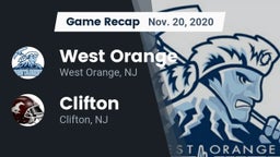 Recap: West Orange  vs. Clifton  2020