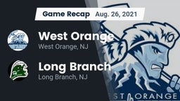 Recap: West Orange  vs. Long Branch  2021