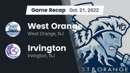 Recap: West Orange  vs. Irvington  2022