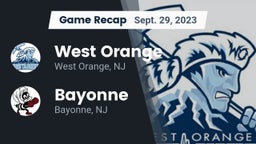 Recap: West Orange  vs. Bayonne  2023