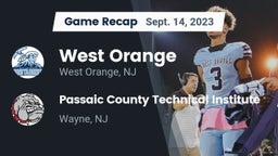 Recap: West Orange  vs. Passaic County Technical Institute 2023
