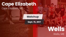 Matchup: Cape Elizabeth vs. Wells  2017