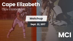 Matchup: Cape Elizabeth vs. MCI 2017