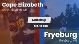 Matchup: Cape Elizabeth vs. Fryeburg  2017