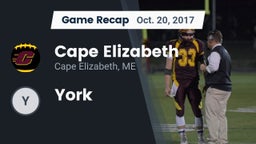 Recap: Cape Elizabeth  vs. York  2017