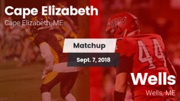 Matchup: Cape Elizabeth vs. Wells  2018