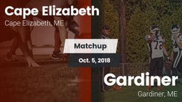 Matchup: Cape Elizabeth vs. Gardiner  2018