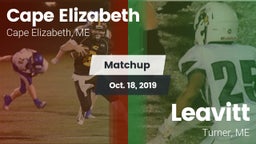 Matchup: Cape Elizabeth vs. Leavitt  2019