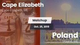 Matchup: Cape Elizabeth vs. Poland  2019