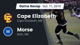 Recap: Cape Elizabeth  vs. Morse  2019