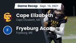 Recap: Cape Elizabeth  vs. Fryeburg Academy 2021