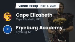 Recap: Cape Elizabeth  vs. Fryeburg Academy 2021