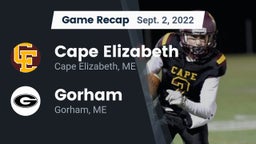 Recap: Cape Elizabeth  vs. Gorham  2022