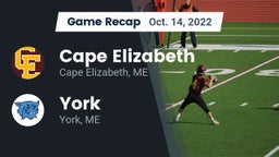 Recap: Cape Elizabeth  vs. York  2022