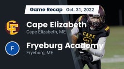 Recap: Cape Elizabeth  vs. Fryeburg Academy 2022