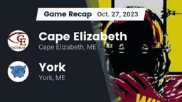 Recap: Cape Elizabeth  vs. York  2023