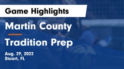 Martin County  vs Tradition Prep Game Highlights - Aug. 29, 2022