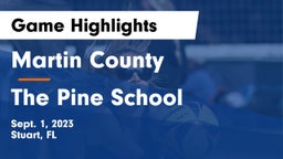 Martin County  vs The Pine School Game Highlights - Sept. 1, 2023