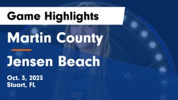 Martin County  vs Jensen Beach  Game Highlights - Oct. 3, 2023