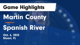 Martin County  vs Spanish River  Game Highlights - Oct. 6, 2023