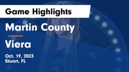 Martin County  vs Viera Game Highlights - Oct. 19, 2023