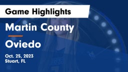 Martin County  vs Oviedo Game Highlights - Oct. 25, 2023