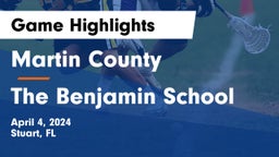 Martin County  vs The Benjamin School Game Highlights - April 4, 2024