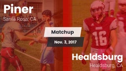 Matchup: Piner   vs. Healdsburg  2017