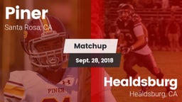 Matchup: Piner   vs. Healdsburg  2018