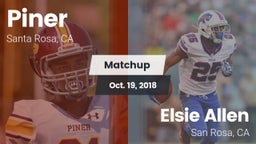 Matchup: Piner   vs. Elsie Allen  2018