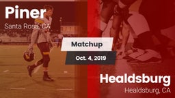 Matchup: Piner   vs. Healdsburg  2019