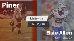 Matchup: Piner   vs. Elsie Allen  2019