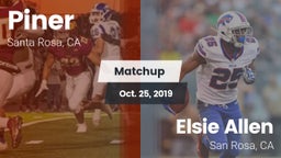 Matchup: Piner   vs. Elsie Allen  2019