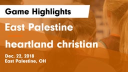 East Palestine  vs heartland christian Game Highlights - Dec. 22, 2018