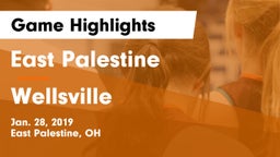 East Palestine  vs Wellsville  Game Highlights - Jan. 28, 2019