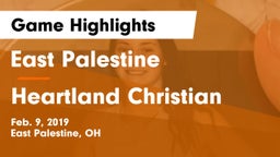 East Palestine  vs Heartland Christian Game Highlights - Feb. 9, 2019