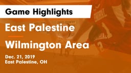 East Palestine  vs Wilmington Area  Game Highlights - Dec. 21, 2019