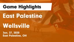 East Palestine  vs Wellsville  Game Highlights - Jan. 27, 2020