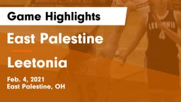 East Palestine  vs Leetonia  Game Highlights - Feb. 4, 2021
