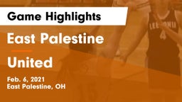 East Palestine  vs United  Game Highlights - Feb. 6, 2021