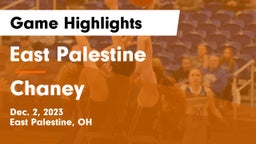 East Palestine  vs Chaney  Game Highlights - Dec. 2, 2023