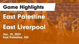 East Palestine  vs East Liverpool  Game Highlights - Jan. 10, 2024