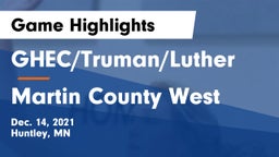 GHEC/Truman/Luther vs Martin County West Game Highlights - Dec. 14, 2021