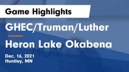 GHEC/Truman/Luther vs Heron Lake Okabena Game Highlights - Dec. 16, 2021